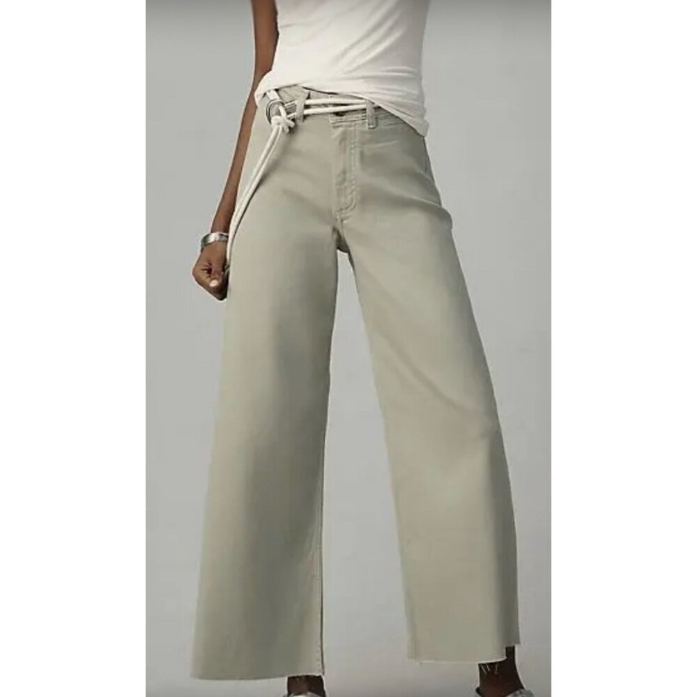 NWT Size 31 - Anthropologie The Ettie High-Rise Crop Wide-Leg Jeans (NWT US$ 98)
